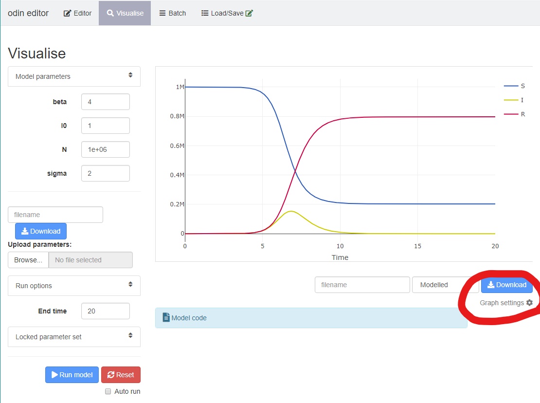 graph settings