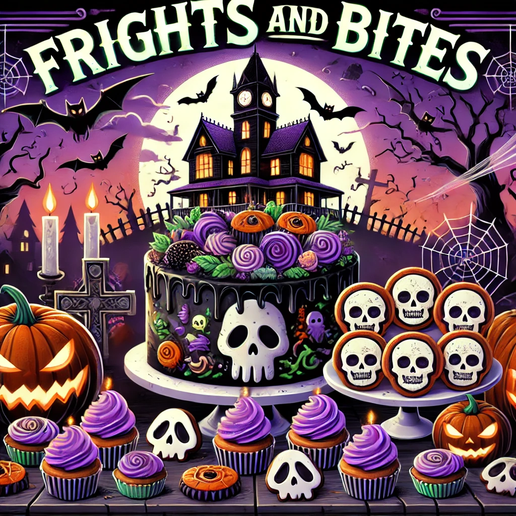 frights and bites AI generated poster